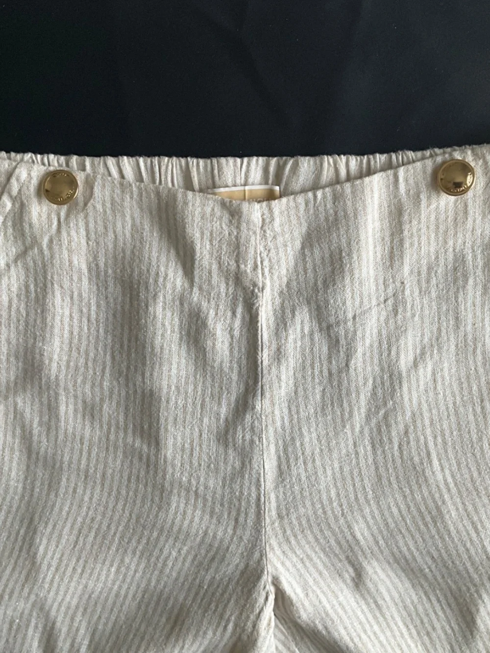 Michael Kors Linen Wide-Leg Pants